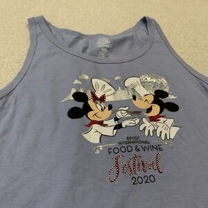 Disney Epcot Food‎ & Wine Festival 2020 Women Large Tank Top 25th Anniversary 3X